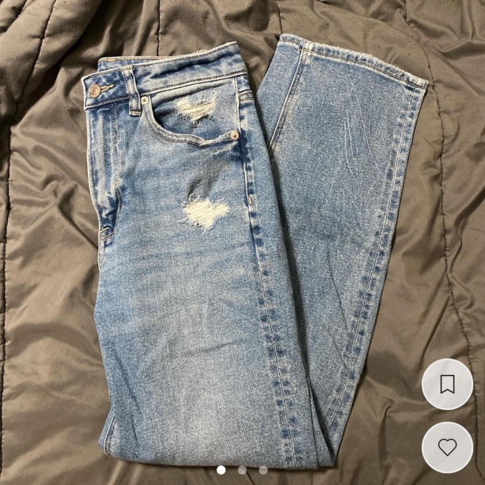 American eagle mom straight jeans